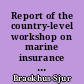 Report of the country-level workshop on marine insurance law for managers [organized from 21 may to 1 june 1984 in Shangai, China, by the Economic and social commission for Asia and the Pacific]