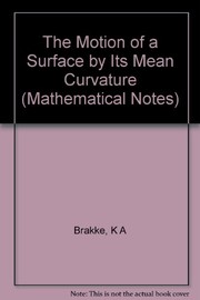 The motion of a surface by its mean curvature