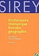 Dictionnaire thématique histoire géographie