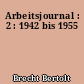 Arbeitsjournal : 2 : 1942 bis 1955