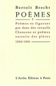 Poèmes : 5 : 1934-1941 : Poèmes ne figurant pas dans des recueils, Chansons et poèmes extraits des pièces