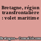 Bretagne, région transfrontalière : volet maritime