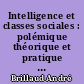 Intelligence et classes sociales : polémique théorique et pratique de repérage des déficients intellectuels