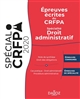 Épreuves écrites du CRFPA : spécialité droit administratif