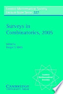 Surveys in combinatorics 2005