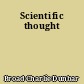 Scientific thought