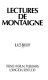 Lectures de Montaigne