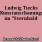 Ludwig Tiecks Kunstanschauungen im "Sternbald