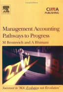 Management accounting : Pathways to progress