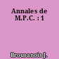 Annales de M.P.C. : 1