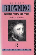 Robert Browning : selected poetry and prose