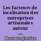 Les facteurs de localisation des entreprises artisanales autour d'une ville moyenne : l'exemple du pays de Châteaubriant