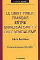 Le droit public français entre universalisme et différencialisme
