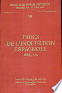 Index des livres interdits : VI : Index de l'Inquisition espagnole : 1583, 1584