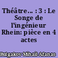Théâtre... : 3 : Le Songe de l'ingénieur Rhein: pièce en 4 actes
