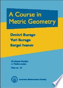 A course in metric geometry