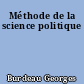 Méthode de la science politique