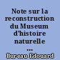 Note sur la reconstruction du Museum d'histoire naturelle et de la bibliothèque publique de Nantes