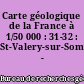 Carte géologique de la France à 1/50 000 : 31-32 : St-Valery-sur-Somme - Eu