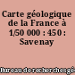 Carte géologique de la France à 1/50 000 : 450 : Savenay