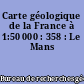 Carte géologique de la France à 1:50 000 : 358 : Le Mans