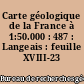 Carte géologique de la France à 1:50.000 : 487 : Langeais : feuille XVIII-23