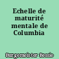 Echelle de maturité mentale de Columbia