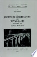 La société de construction des Batignolles de 1914 à 1939 : histoire d'un déclin