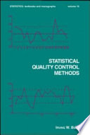 Statistical quality control methods