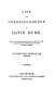 Life and correspondence of David Hume