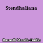 Stendhaliana