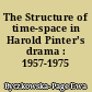 The Structure of time-space in Harold Pinter's drama : 1957-1975