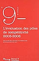 L'évaluation des pôles de compétitivité : bilan de la 1e phase 2005-2008