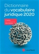 Dictionnaire du vocabulaire juridique 2020
