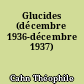Glucides (décembre 1936-décembre 1937)