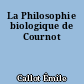 La Philosophie biologique de Cournot