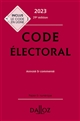 Code électoral : annoté & commenté