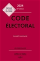Code électoral : annoté & commenté