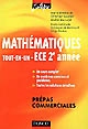 Mathématiques : tout-en-un : ECE 2e année : cours et exercices corrigés