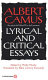 Lyrical and critical essays