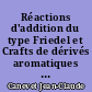 Réactions d'addition du type Friedel et Crafts de dérivés aromatiques sur les acides bêta - aroylacryliques