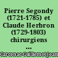 Pierre Segondy (1721-1785) et Claude Herbron (1729-1803) chirurgiens navigans nantais de la deuxième compagnie des Indes françaises