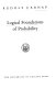 Logical foundations of probability