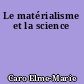 Le matérialisme et la science