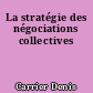 La stratégie des négociations collectives