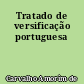 Tratado de versificação portuguesa