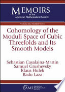 Cohomology of the moduli space of cubic threefolds and its smooth models