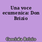 Una voce ecumenica: Don Brizio