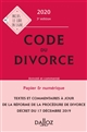 Code du divorce : annoté et commenté