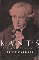 Kant's life and thought